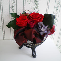 赤い薔薇の微笑み ¥10,500(送料込)